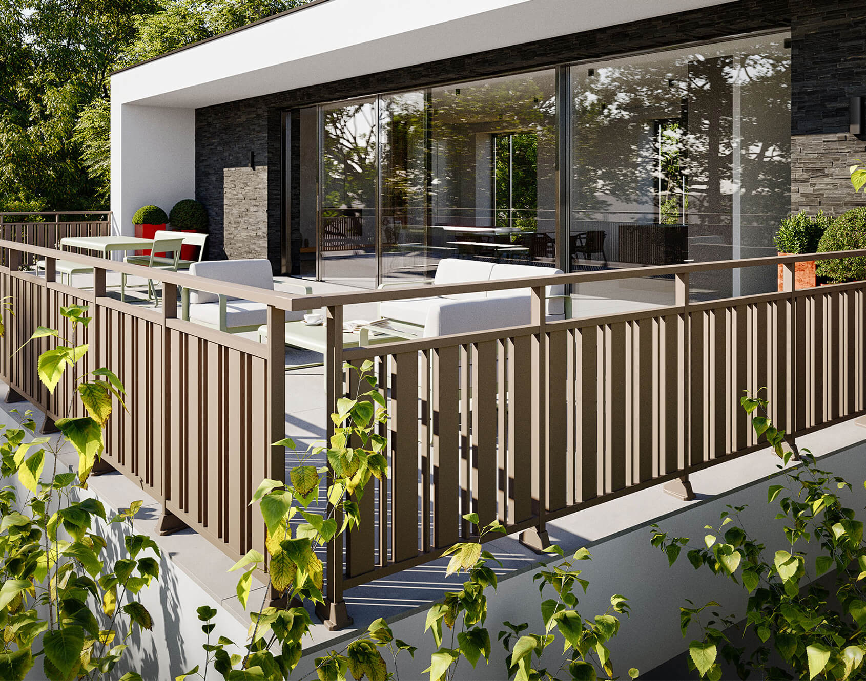 Photo de fenêtre aluminium ouvran discret