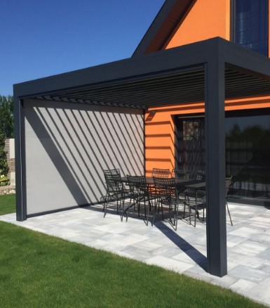 porte d'entrée aluminium 80 modèle merlin pleine