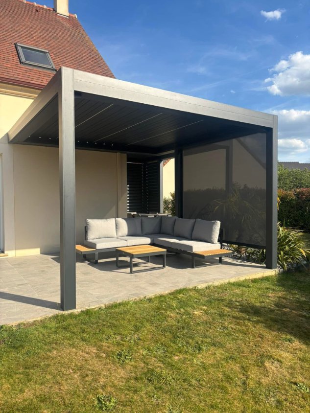 Pergola bioclimatique - vue 2