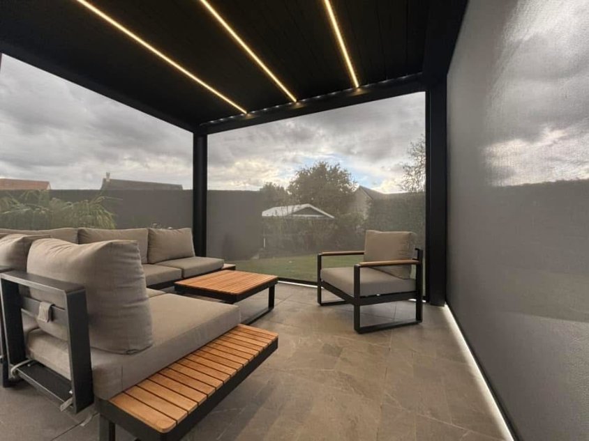 Pergola bioclimatique - vue 4